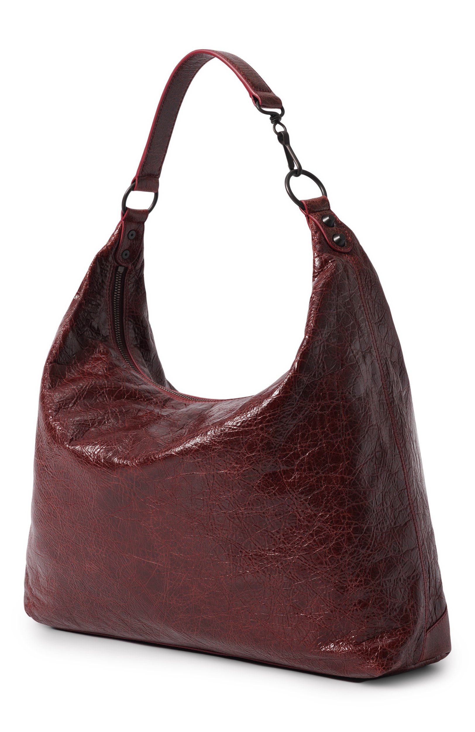 Сумка le city medium BALENCIAGA бордового цвета по цене 324500 руб., арт. 873199/2ABEK, фото 4 Сумка le city medium BALENCIAGA, арт. 873199/2ABEK, фото 4