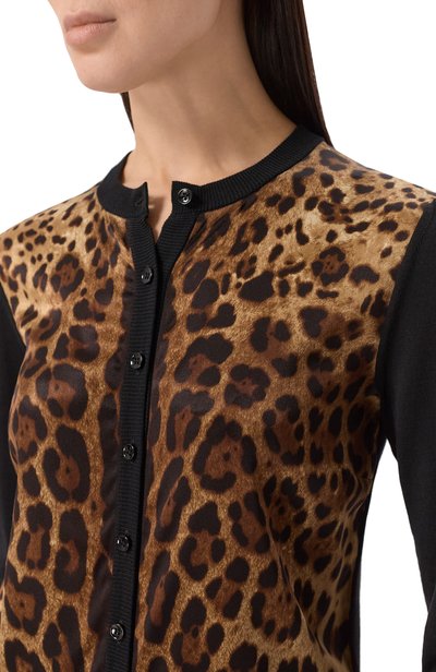 Комбинированный кардиган DOLCE & GABBANA, арт. FXV09T/JGMGS, фото 5