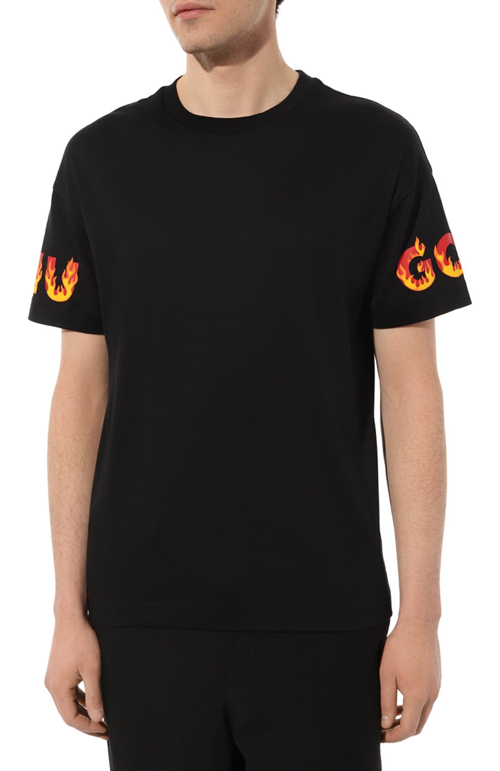 Хлопковая футболка HUGO, арт. 50510473, фото 3