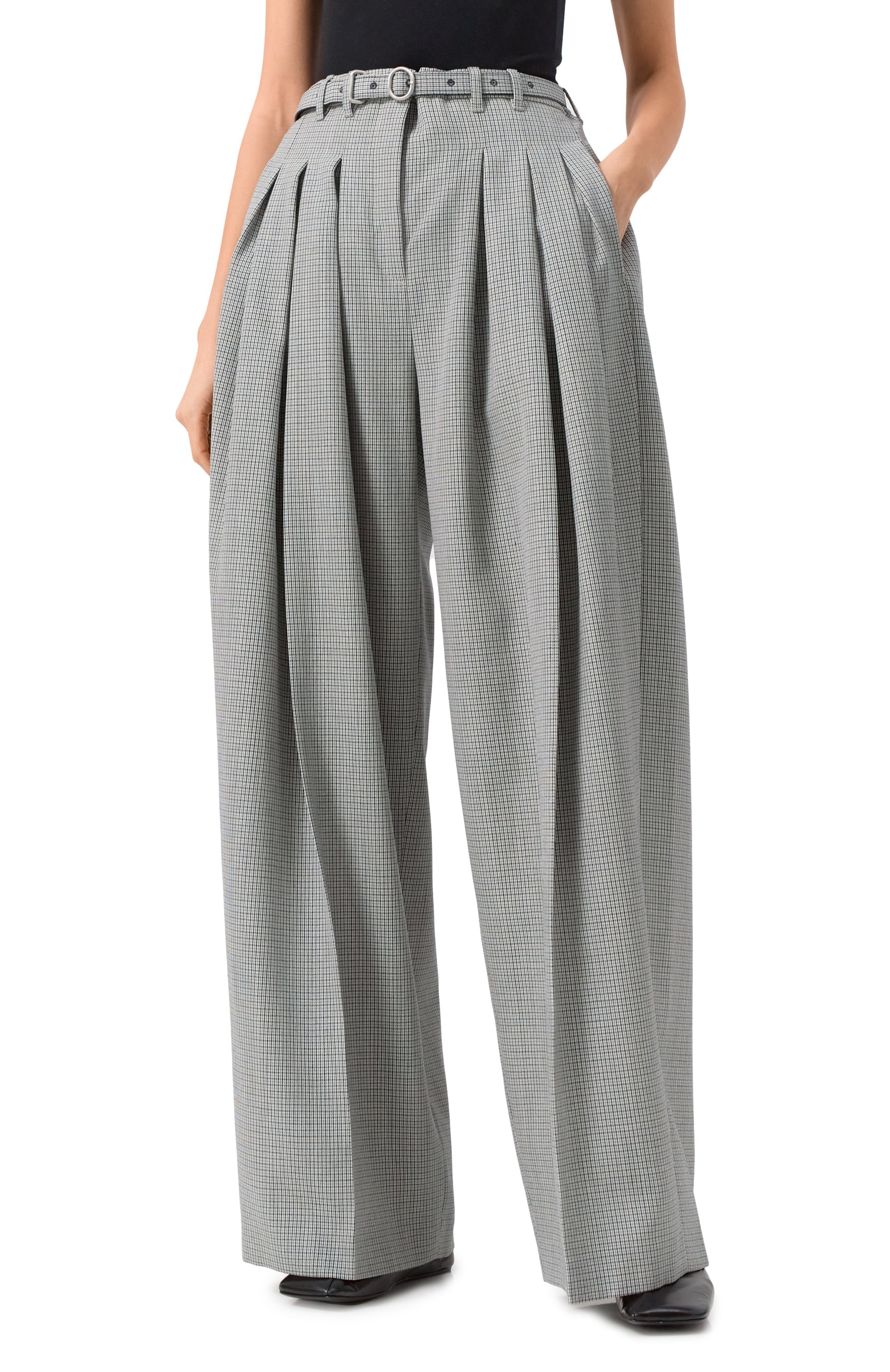 Шерстяные брюки JIL SANDER, арт. J02KA0273-J40177, фото 3