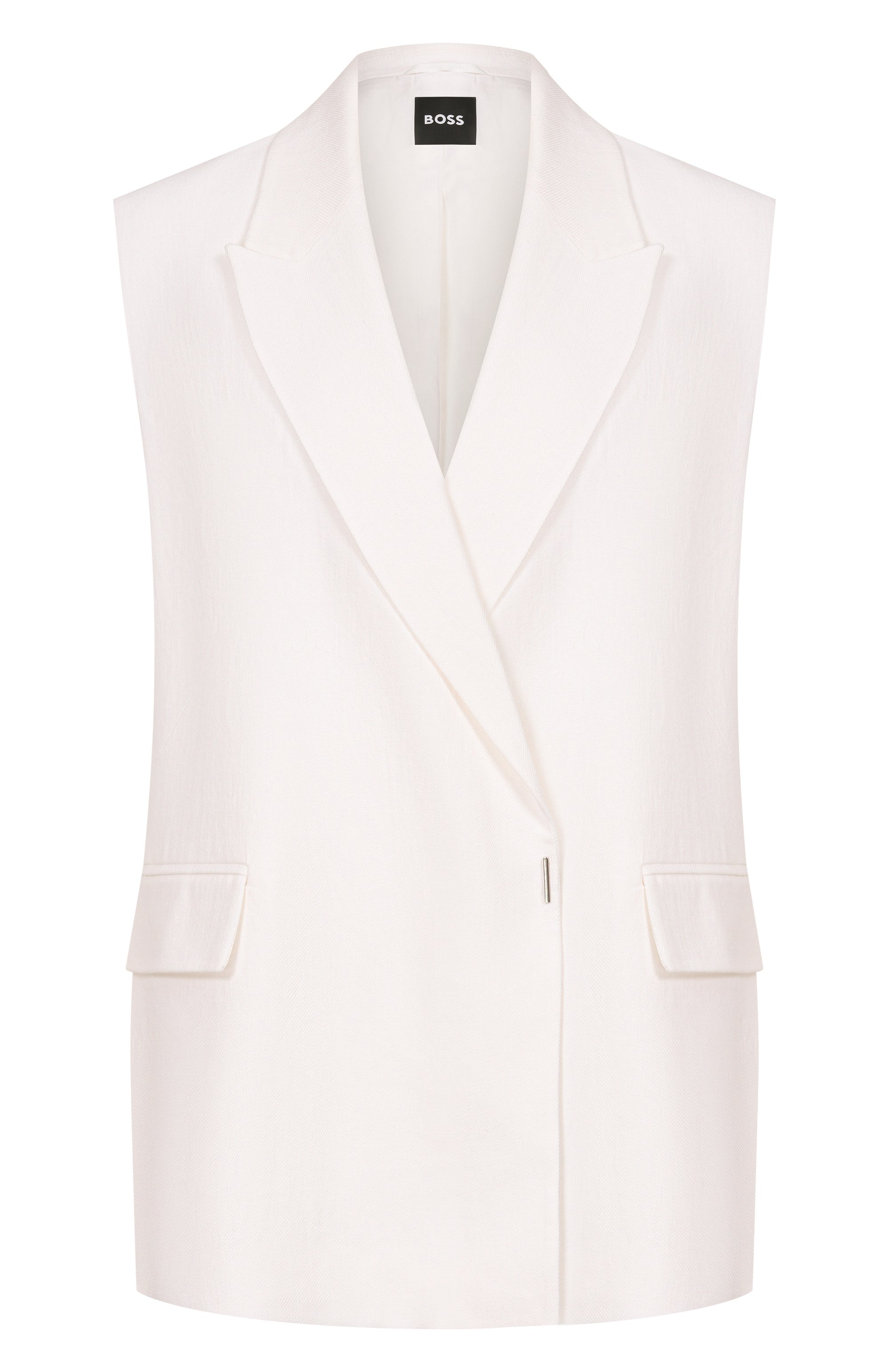 Жилет изо льна и вискозы BOSS, арт. 50557435, фото 1