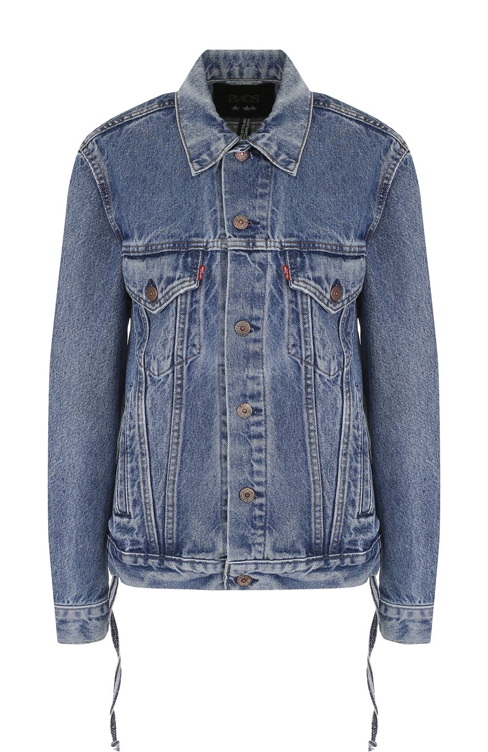 Джинсовая куртка свободного кроя с потертостями ICONS OF CALIFORNIA, арт. LVDTMEI_PS, фото 1