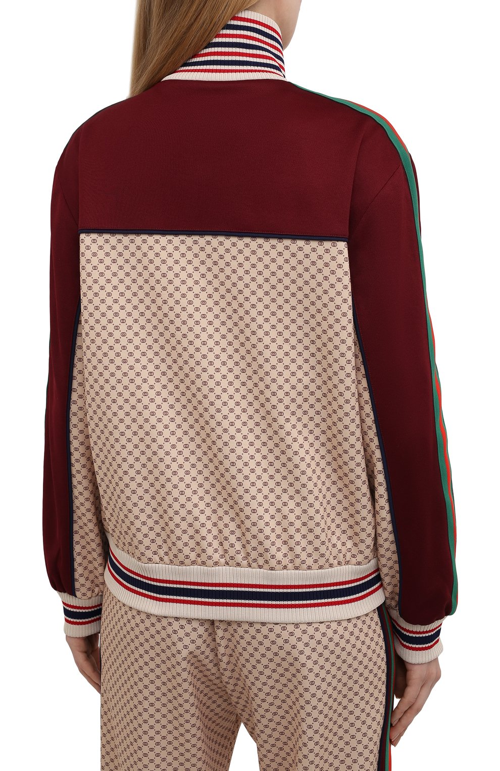 Кардиган GUCCI бежевого цвета по цене 187200 руб., арт. 655196/XJDFP, фото 4 Кардиган GUCCI, арт. 655196/XJDFP, фото 4