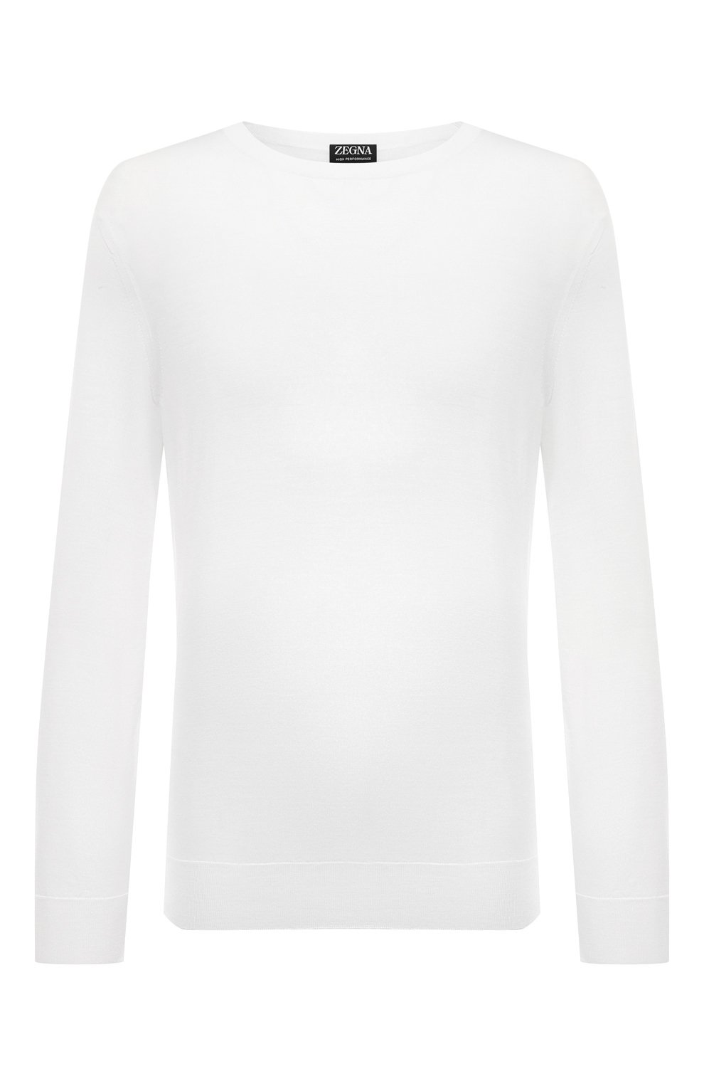 Шерстяной джемпер ZEGNA белого цвета по цене 99500 руб., арт. UDM00A7/110, фото 1 Шерстяной джемпер ZEGNA, арт. UDM00A7/110, фото 1