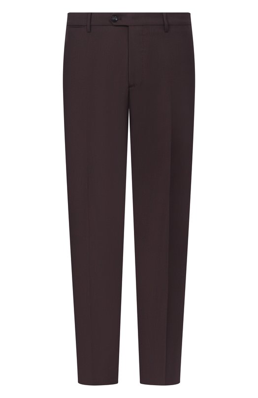 Шерстяные брюки Andrea Campagna ZIP/1/LP1658 Коричневый ZIP/1/LP1658