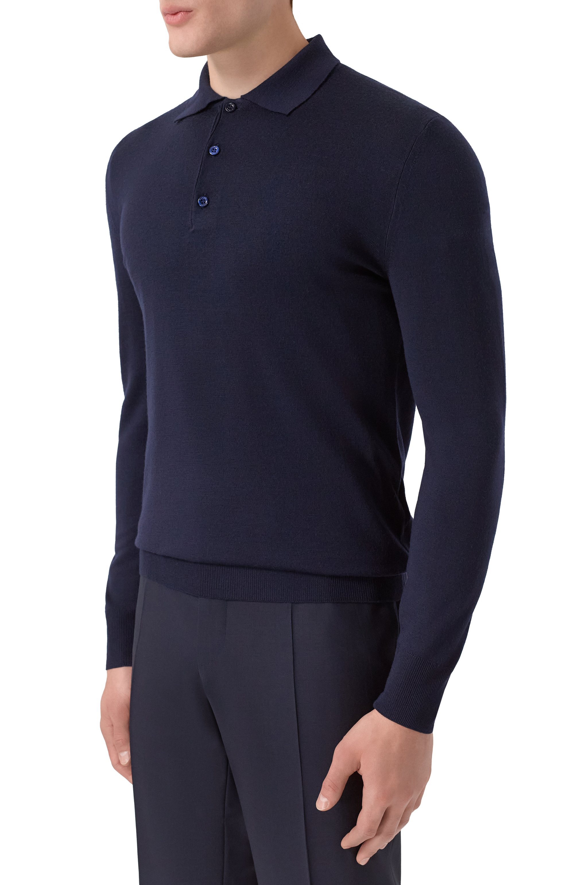 Шерстяное поло CANALI, арт. C0017/MK01149, фото 3