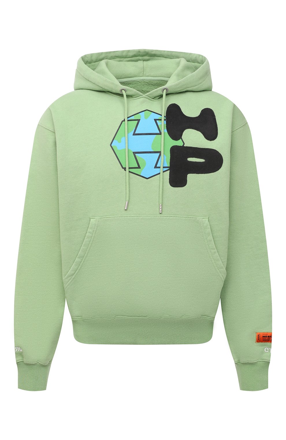 Хлопковое худи HERON PRESTON, арт. HMBB017F21JER0035510, фото 1