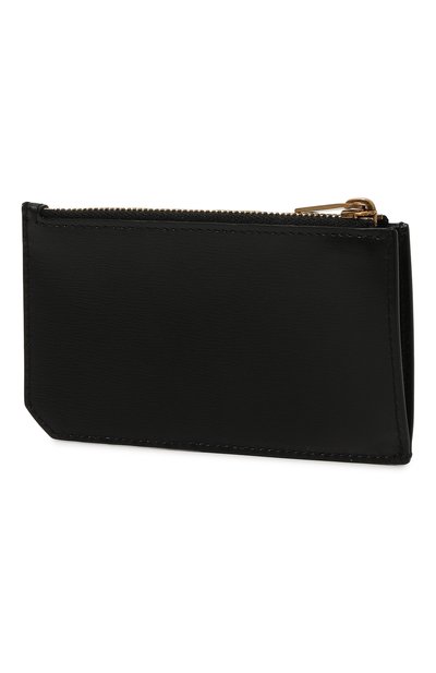 Кожаный футляр для кредитных карт SAINT LAURENT черного цвета по цене 42300 руб., арт. 629899/02G0W, фото 2 Кожаный футляр для кредитных карт SAINT LAURENT, арт. 629899/02G0W, фото 2