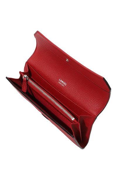 Кожаный кошелек LANCEL красного цвета по цене 23700 руб., арт. A09986, фото 3 Кожаный кошелек LANCEL, арт. A09986, фото 3
