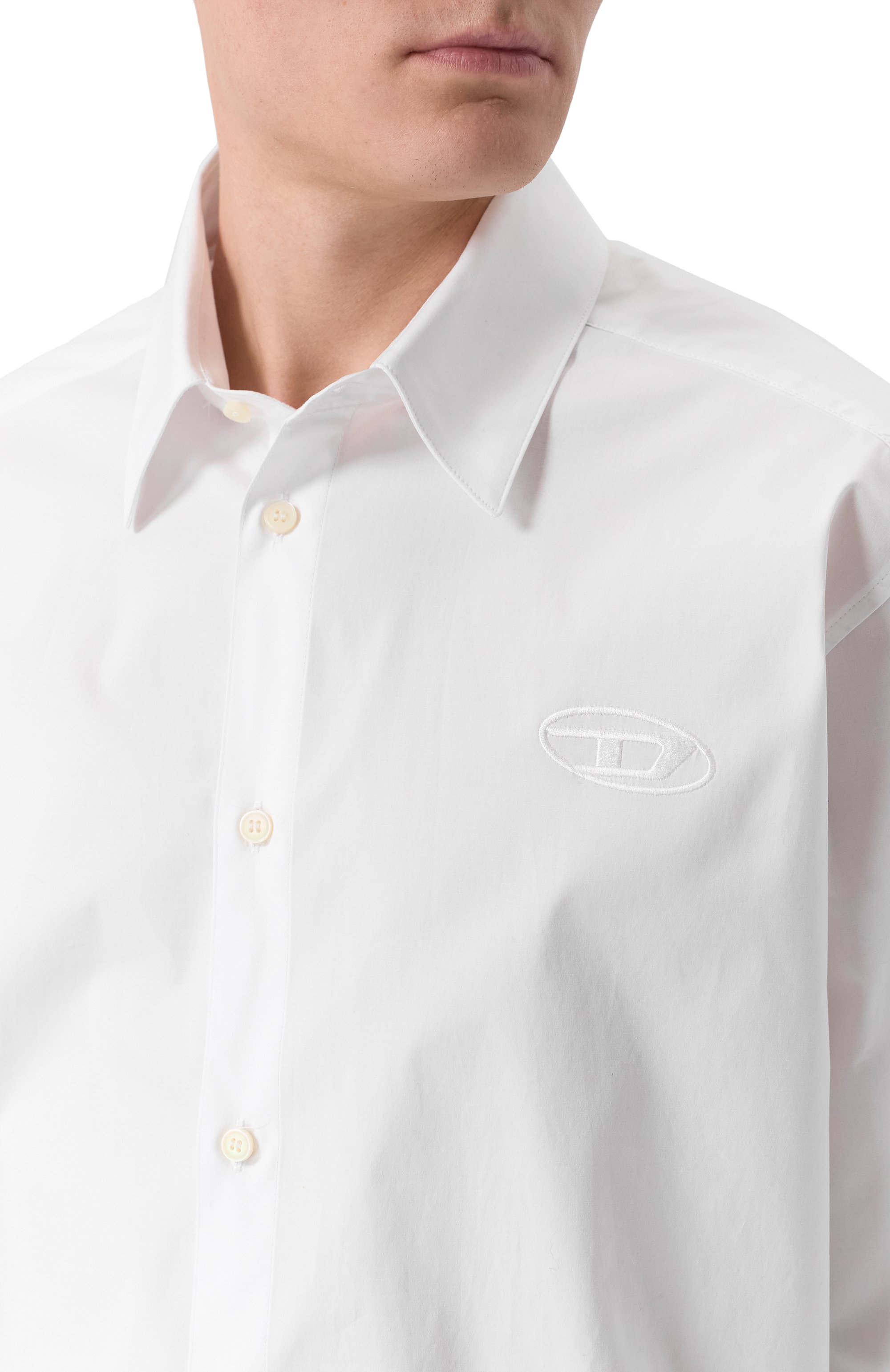 Хлопковая рубашка DIESEL, арт. A20472/0GSBH, фото 5