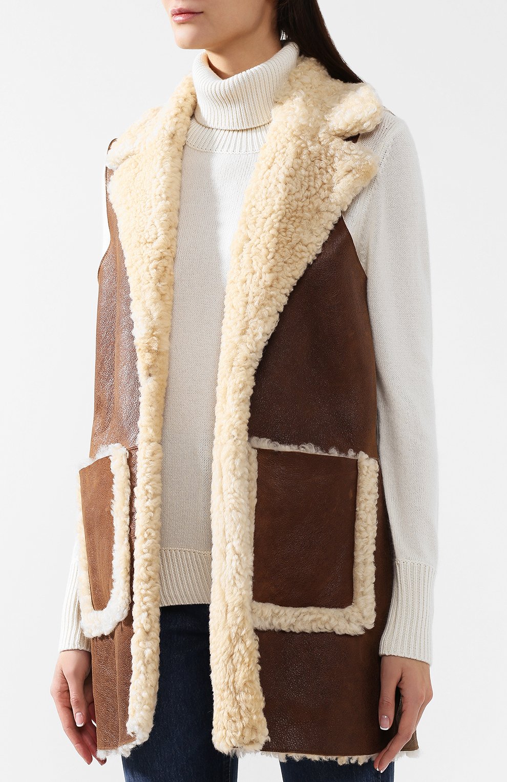 Жилет из овчины POLO RALPH LAUREN, арт. 211732567, фото 3