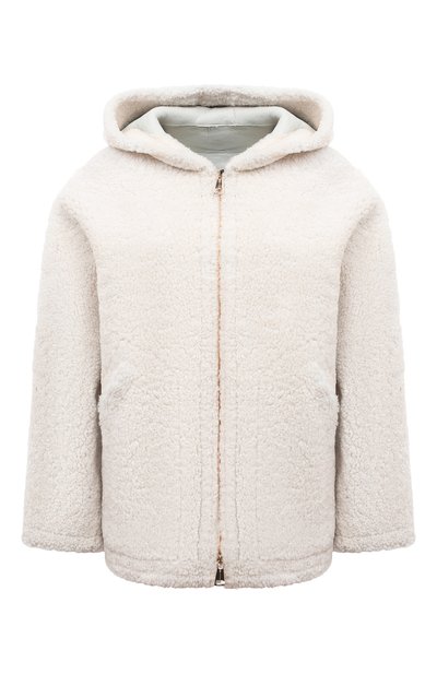 Женская дубленка из овчины MANZONI24, арт. 23M1221-S18N