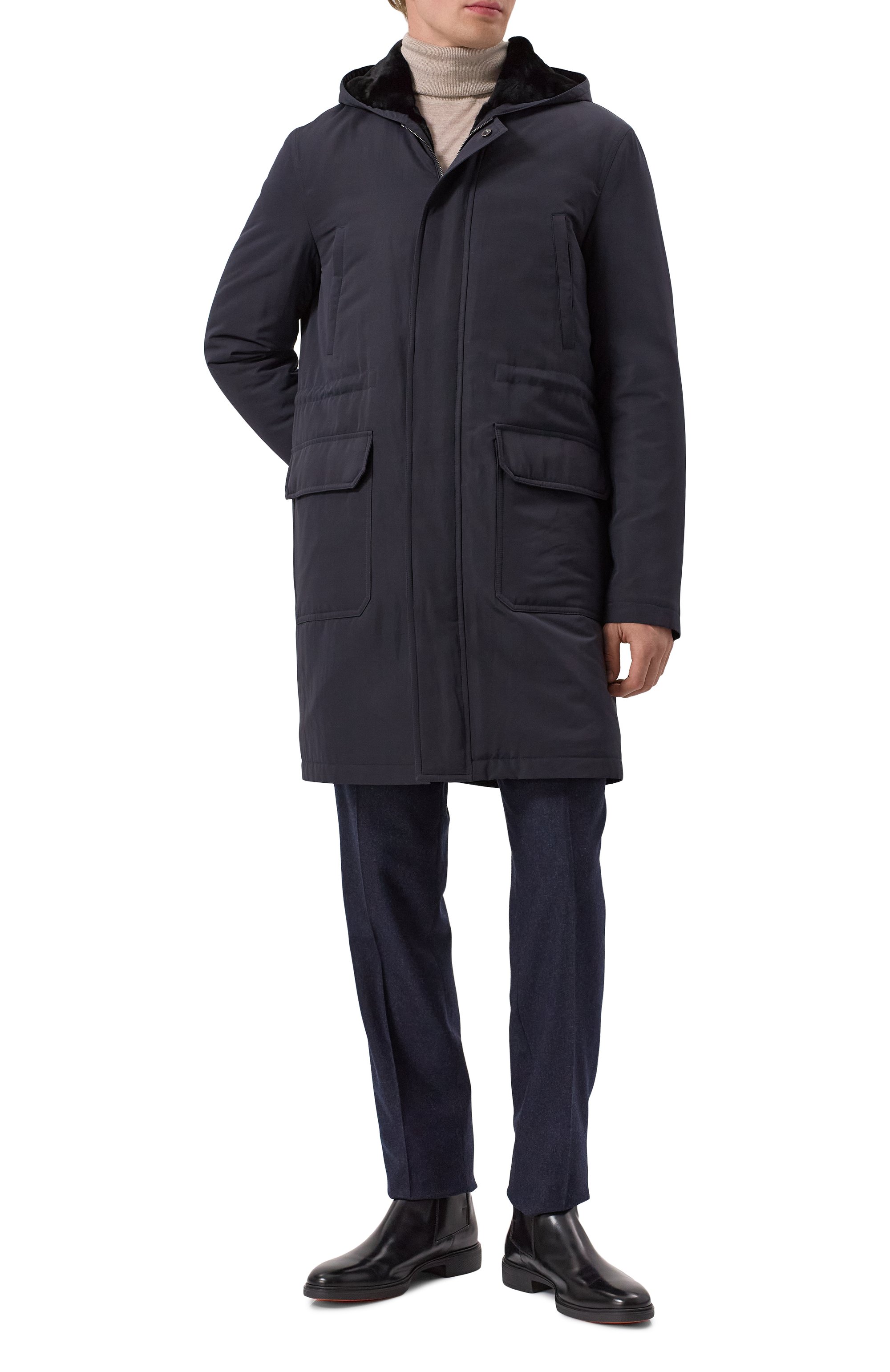 Пуховая парка с подкладкой из норки MVST, арт. FTEKB-ES4000-2V/GR1703, фото 2