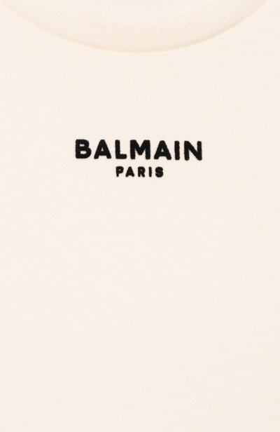 Хлопковая футболка BALMAIN, арт. BZ8I11, фото 3