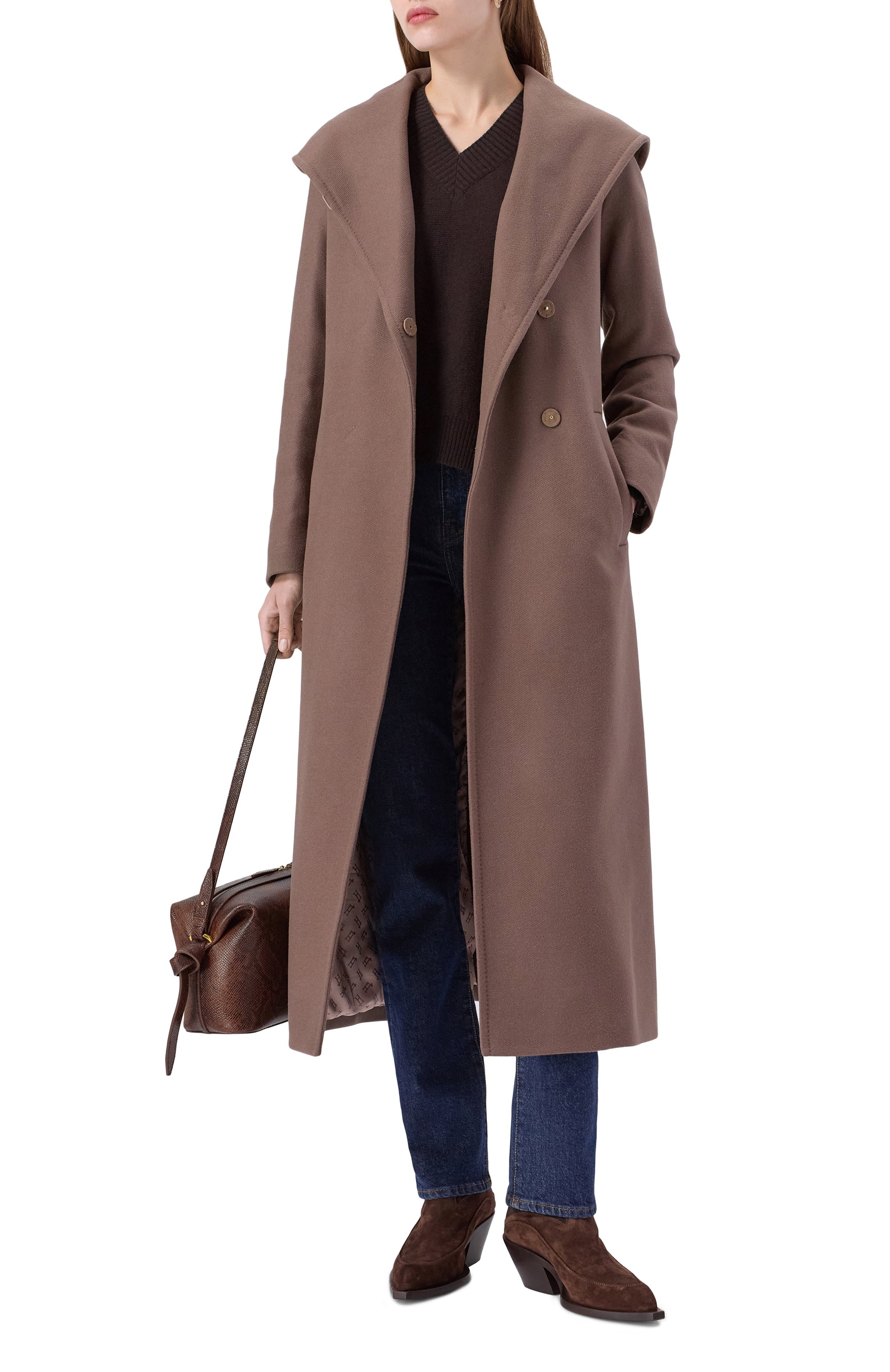 Шерстяное пальто HERNO, арт. CA000612D/39601, фото 2