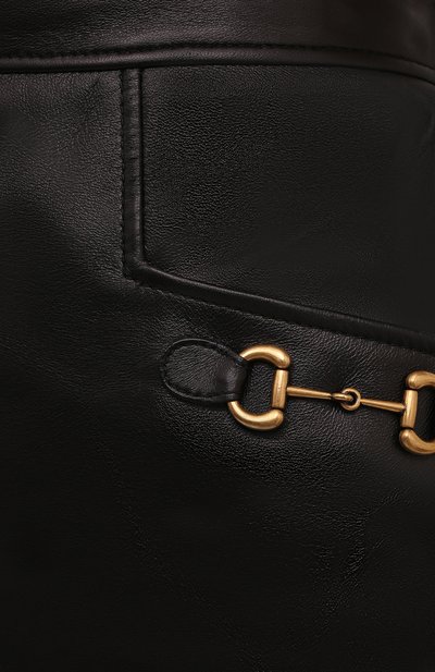 Кожаная юбка GUCCI, арт. 659234/XNA0U, фото 5