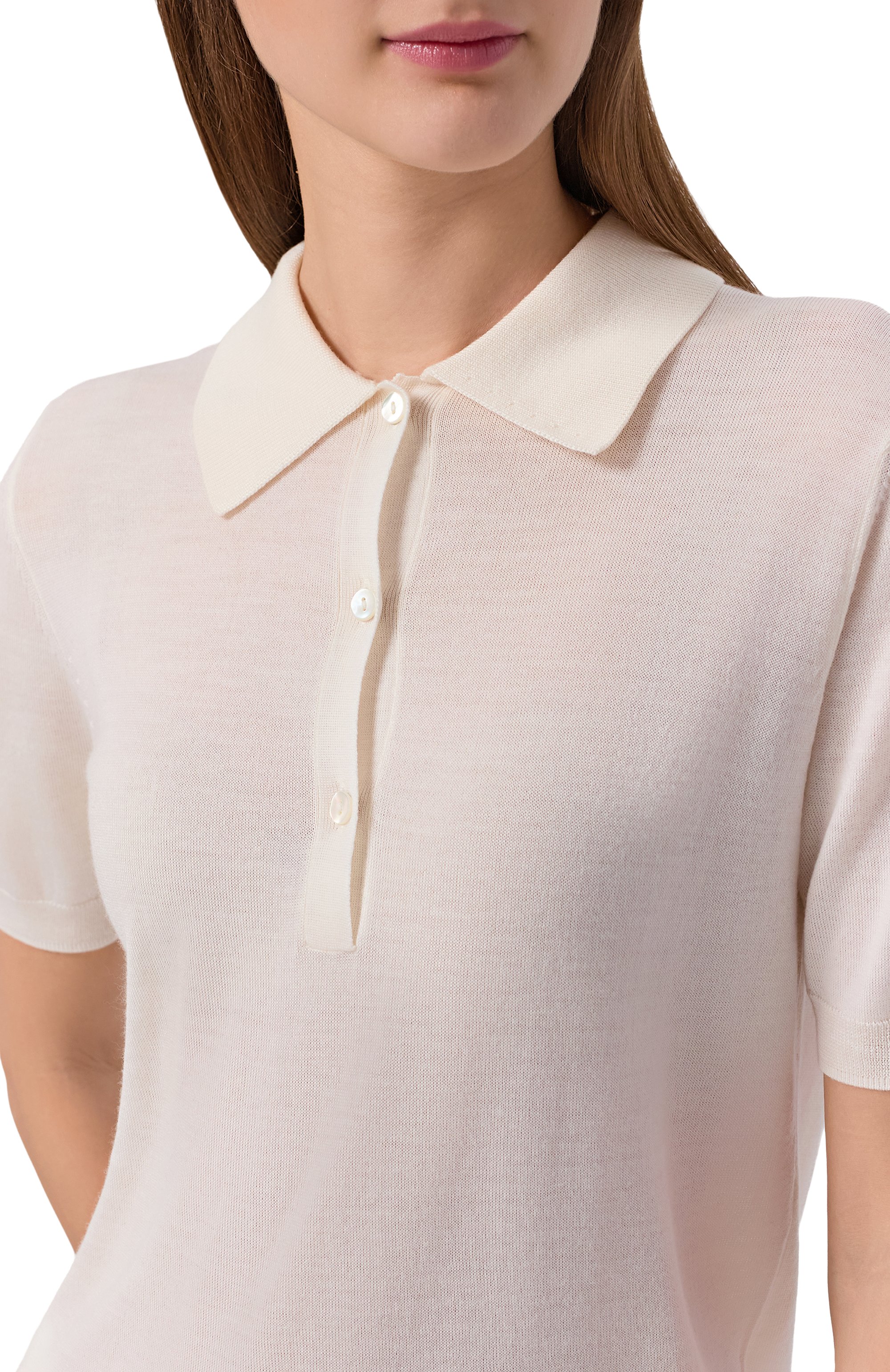 Поло из шерсти и шелка P.A.R.O.S.H., арт. D540780/LINFA26, фото 5