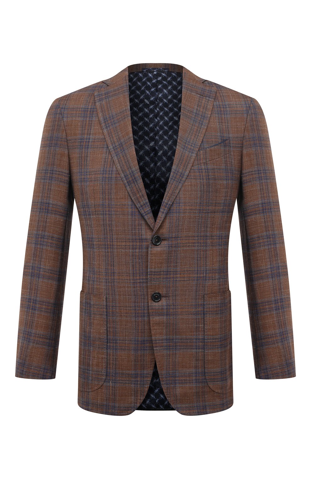 Пиджак из шерсти и шелка ZILLI, арт. MNT-VG2F-2-C6211/M001, фото 1