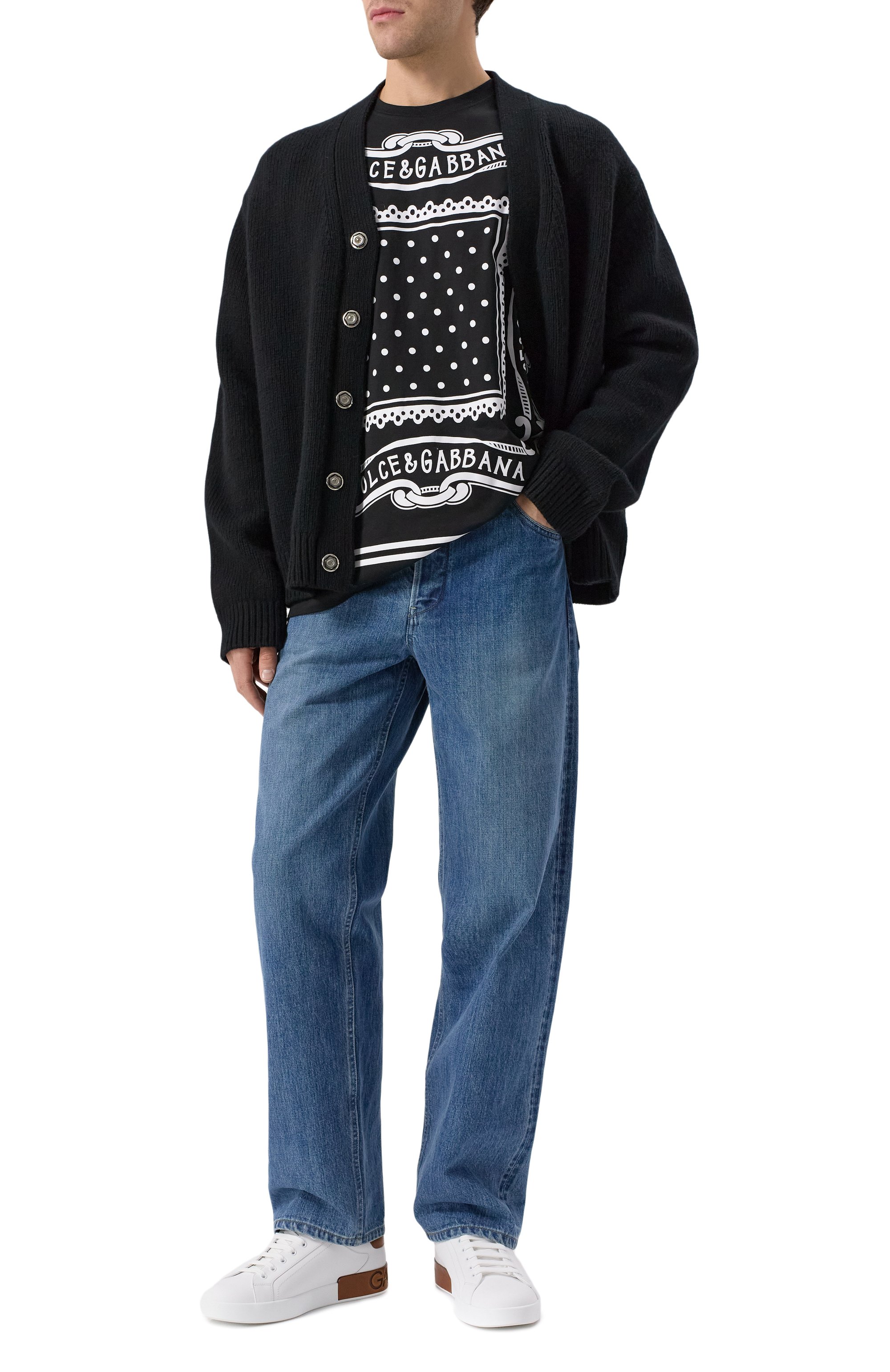 Хлопковая футболка DOLCE & GABBANA, арт. G8PN9T/G7N80, фото 2