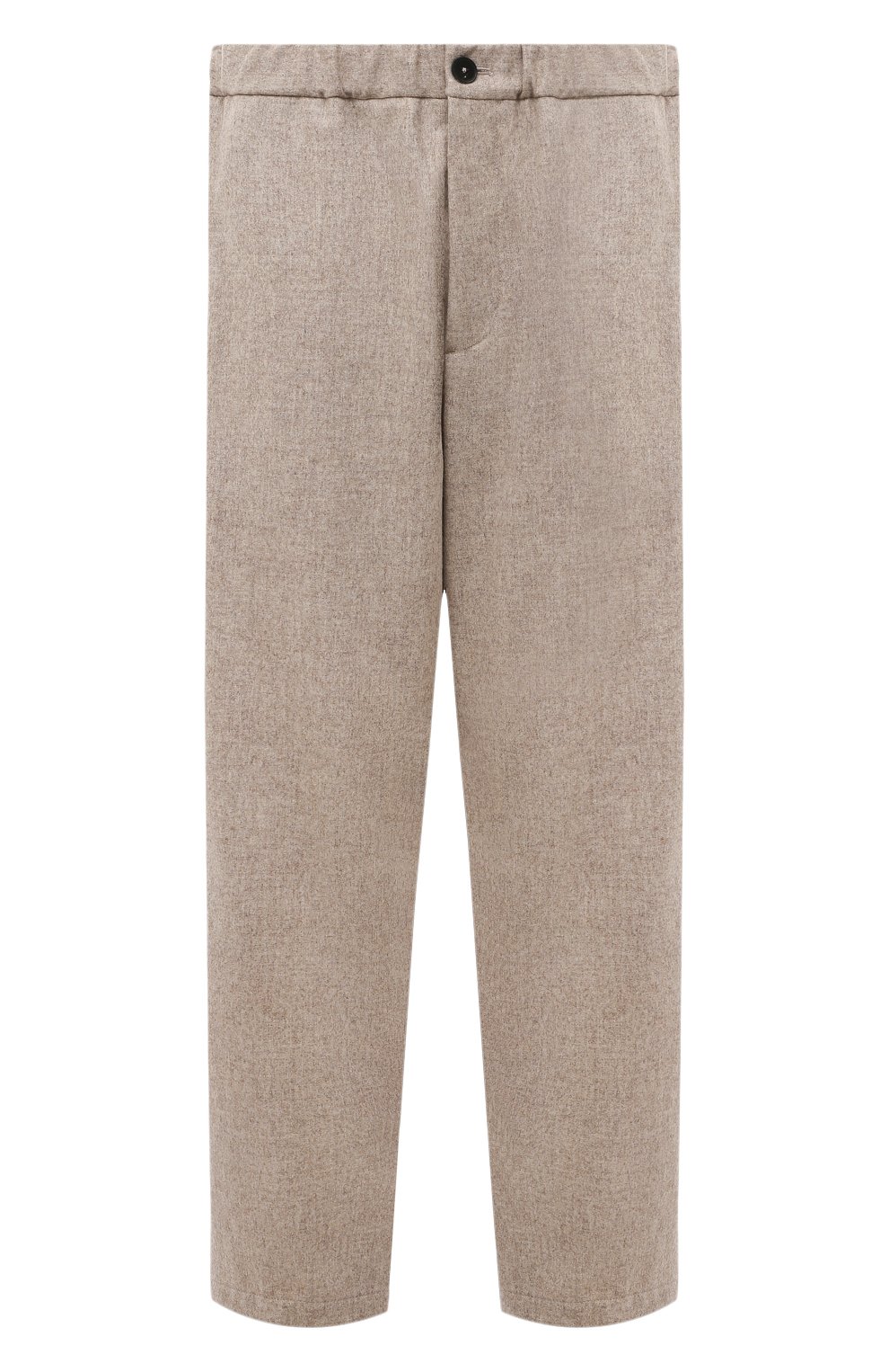 Шерстяные брюки JIL SANDER бежевого цвета по цене 83050 руб., арт. J47KA0016/J40119, фото 1 Шерстяные брюки JIL SANDER, арт. J47KA0016/J40119, фото 1