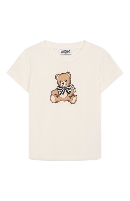 Хлопковая футболка MOSCHINO, арт. HCM06K/LBA11/4-8