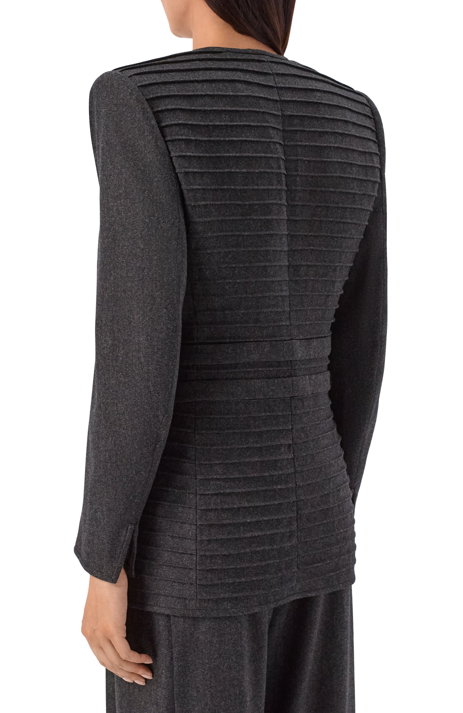 Жакет из шерсти и кашемира GIORGIO ARMANI, арт. GW003462/TE10537, фото 4