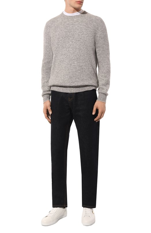 Кожаные кеды Saint Tropez Dolce & Gabbana CS1735/AN990 Белый  CS1735/AN990 Фото 2