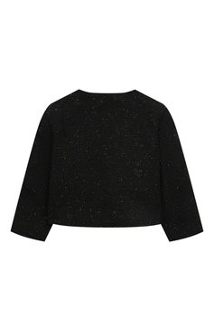 Детский жакет BALMAIN черного цвета, арт. BV2024. | Фото 2 (Нос: Не проставлено; Материал внешний: Хлопок, Синтетический материал; Ростовка одежда: 24 мес | 92 см, 36 мес | 98 см)