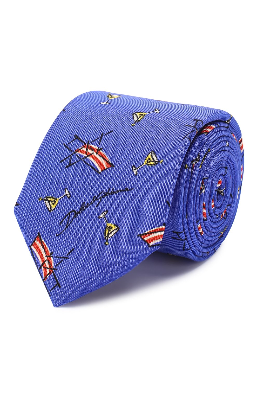 Шелковый галстук DOLCE & GABBANA, арт. GT149E/G0TDV, фото 1