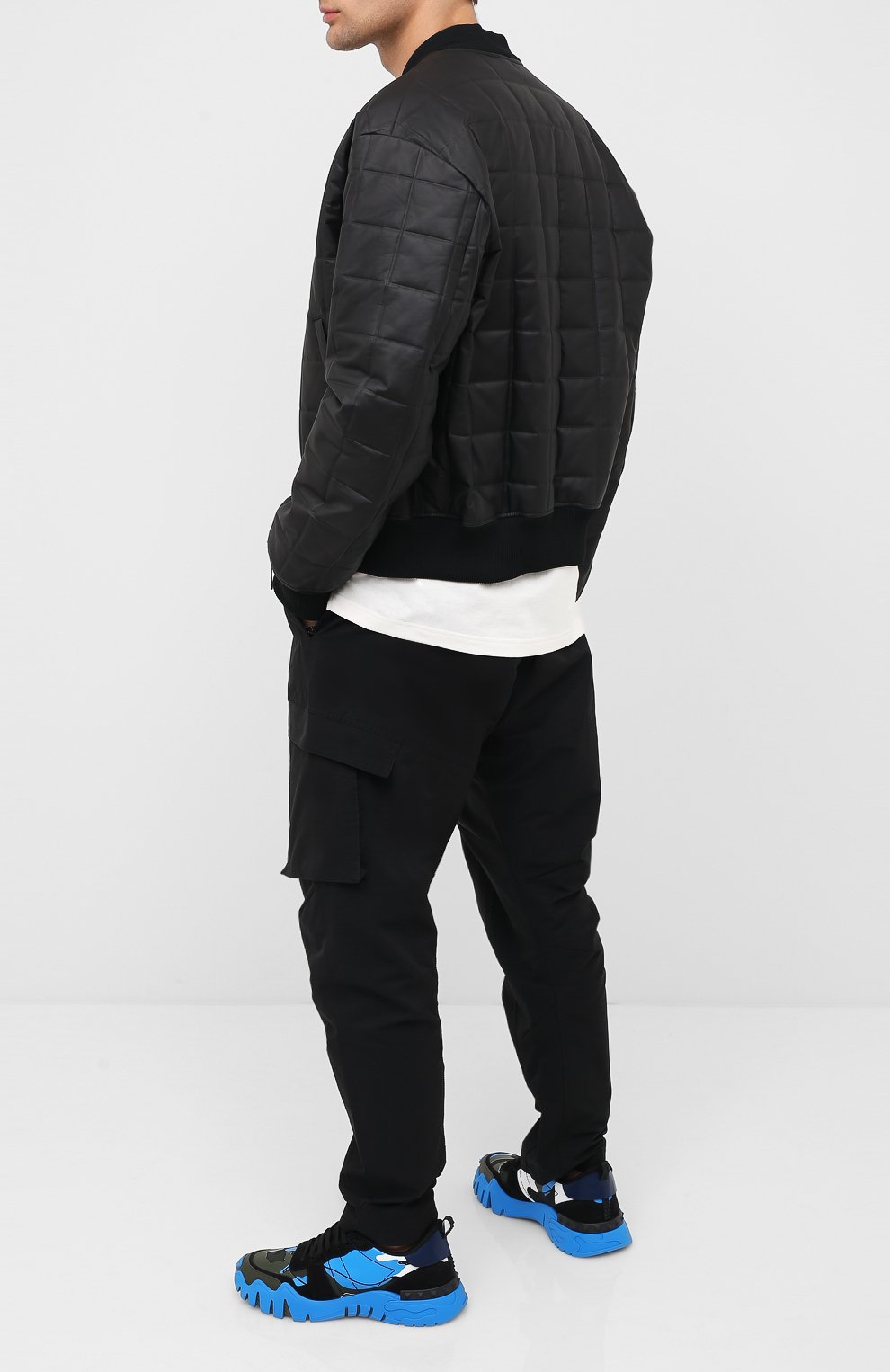 Комбинированные кроссовки rockrunner plus VALENTINO, арт. UY2S0C88/NPG, фото 2