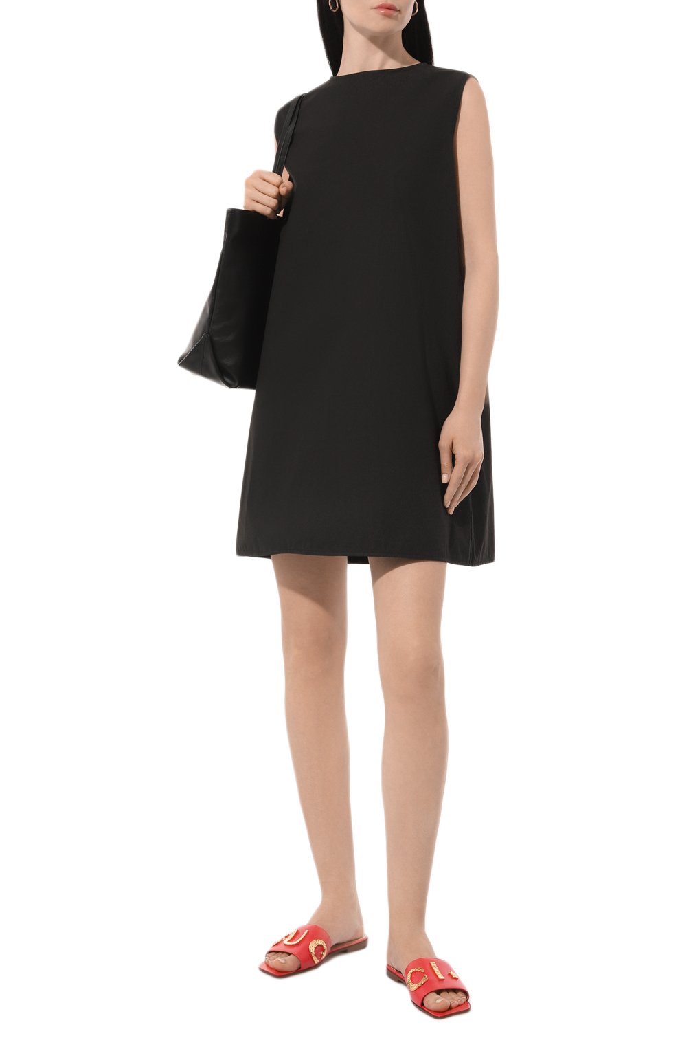 Кожаные шлепанцы GUCCI красного цвета по цене 76450 руб., арт. 694858/C9D00, фото 2 Кожаные шлепанцы GUCCI, арт. 694858/C9D00, фото 2