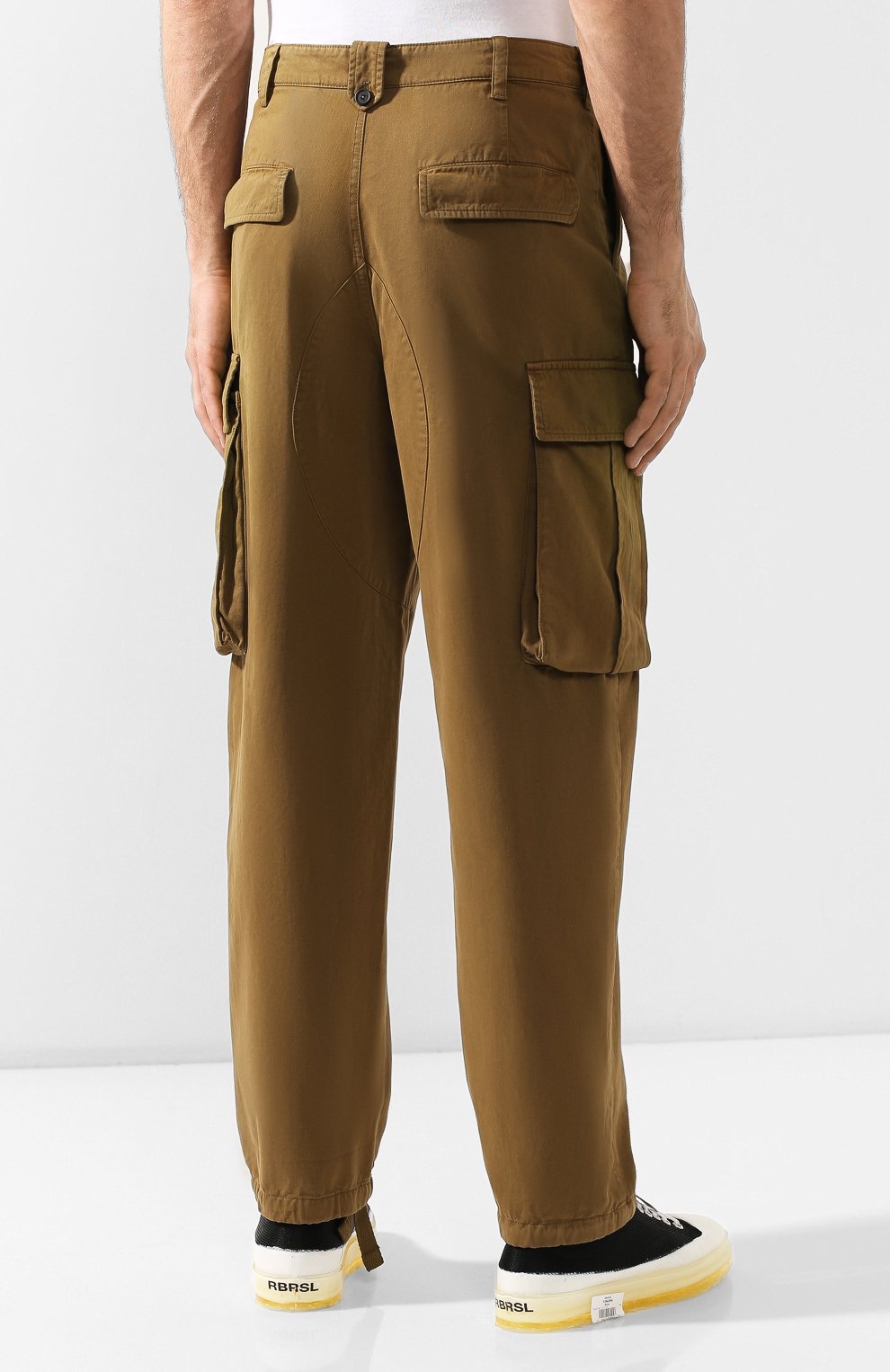 Хлопковые брюки-карго ACNE STUDIOS, арт. BK0021, фото 4
