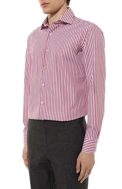 Хлопковая сорочка LUIGI BORRELLI, арт. SR3714, фото 4