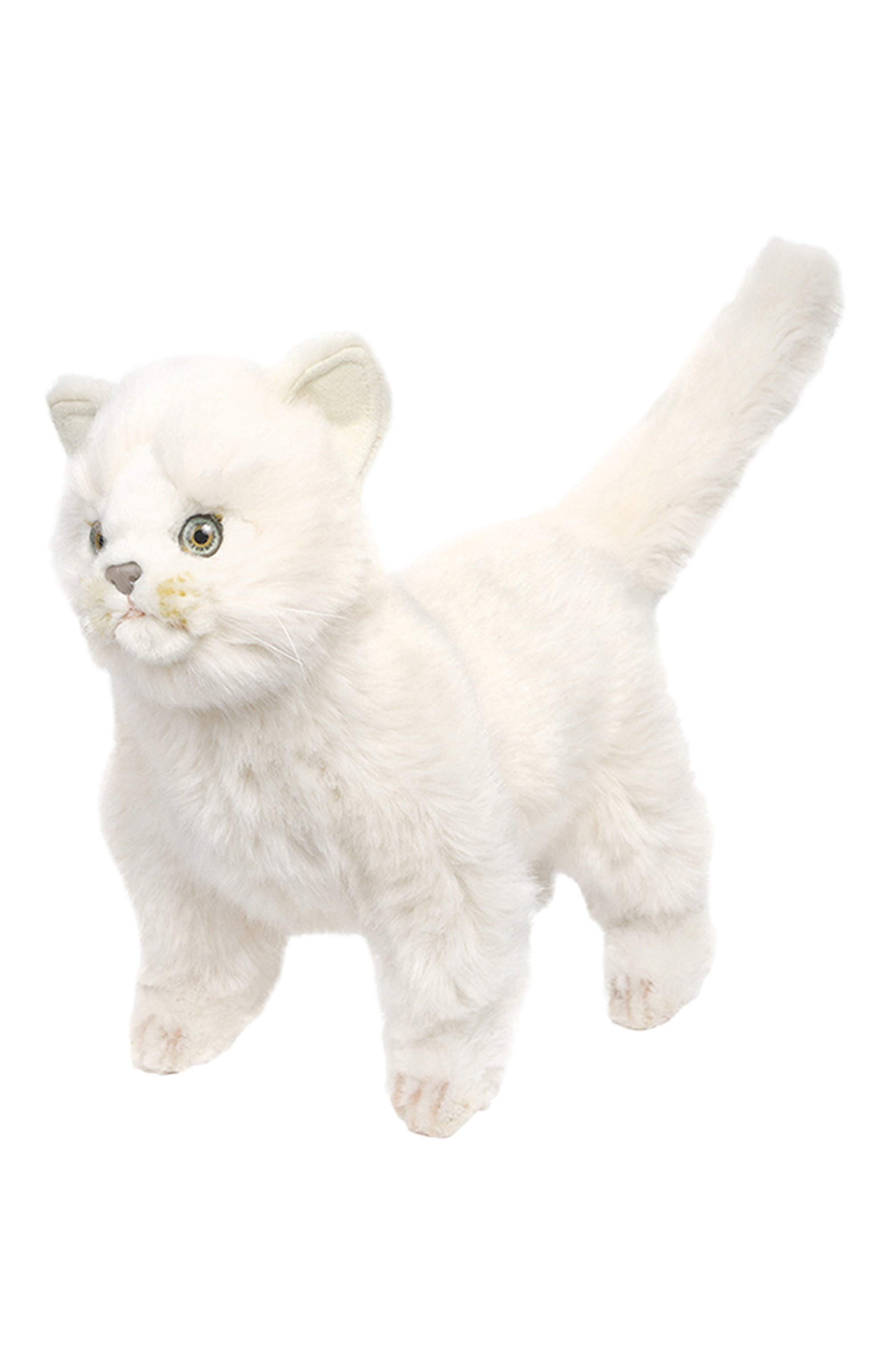 Мягкая игрушка котенок HANSA белого цвета по цене 9400 руб., арт. 6434, фото 4 Мягкая игрушка котенок HANSA, арт. 6434, фото 4