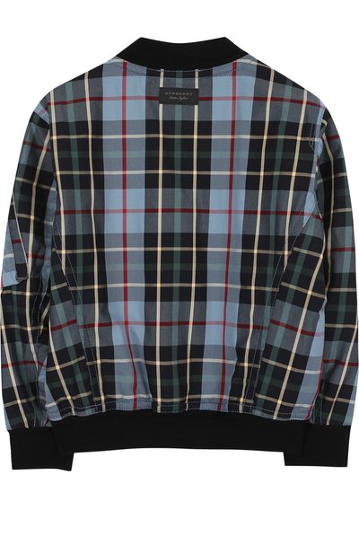 Хлопковая куртка-бомбер с принтом BURBERRY, арт. 4063393, фото 2
