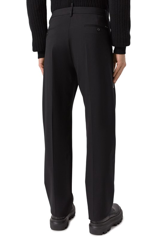 Шерстяные брюки Dsquared2 S74KB1058/S40320 Чёрный  S74KB1058/S40320 Фото 4