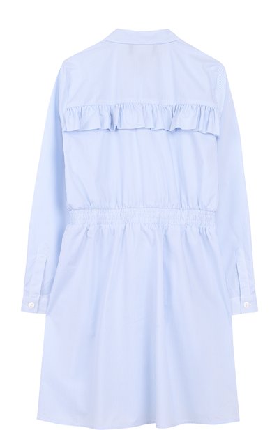 Хлопковое платье с эластичной вставкой на поясе и об орками DESIGNERS, REMIX GIRLS, арт. 13947, фото 2