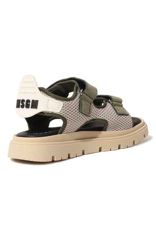 Сандалии MSGM kids Хаки, фото 3