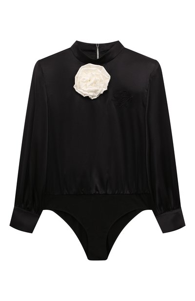 Шелковое боди BALMAIN, арт. BVAA0A