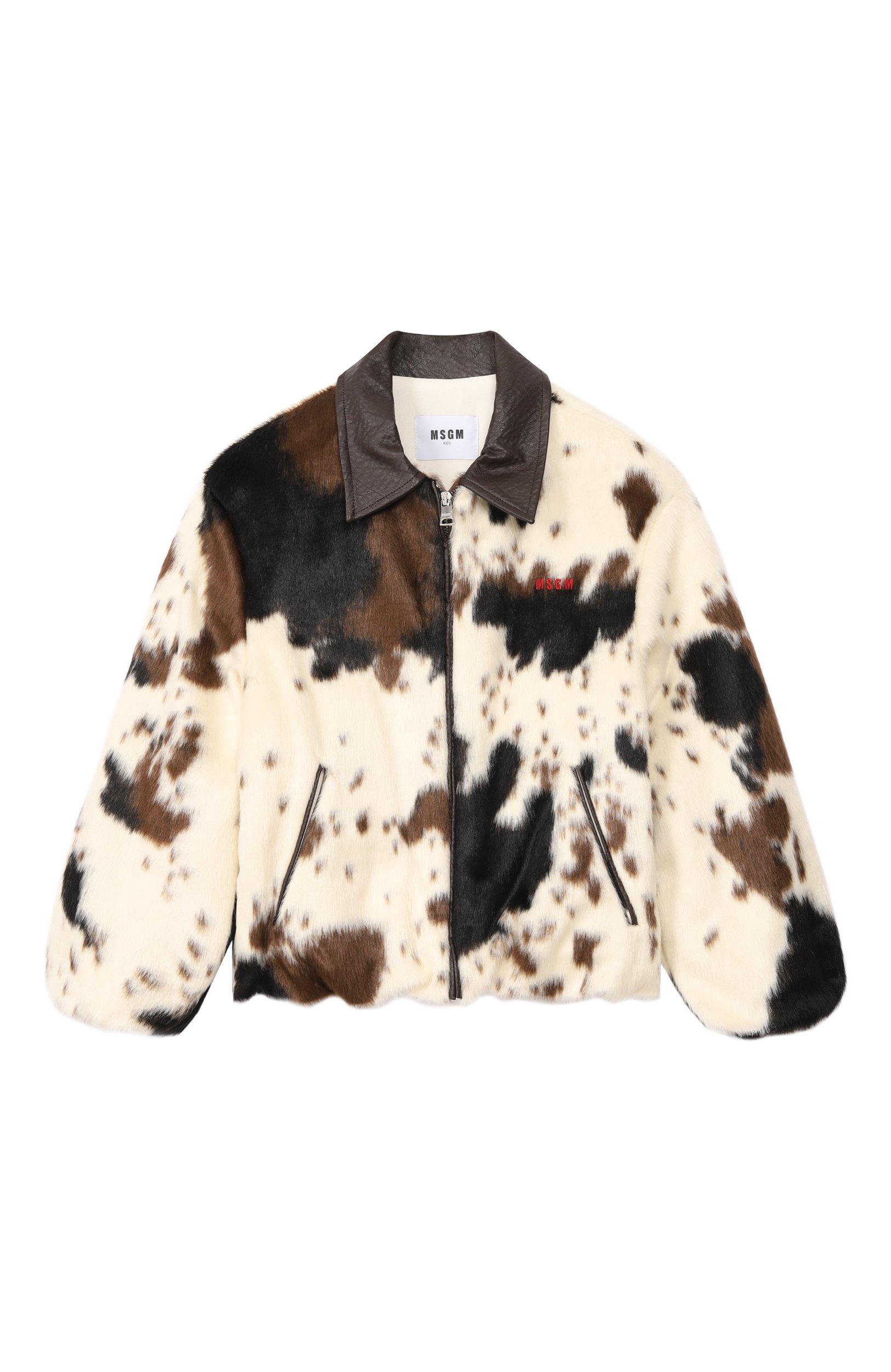 Ку ртка из экомеха MSGM KIDS, арт. F6MSJGJK078, фото 1