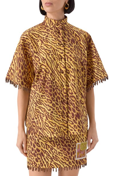 Хлопковая рубашка ZIMMERMANN, арт. 3780TSS254, фото 3