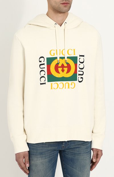 Хлопковое худи  GUCCI, арт. 454585/X5J57, фото 3