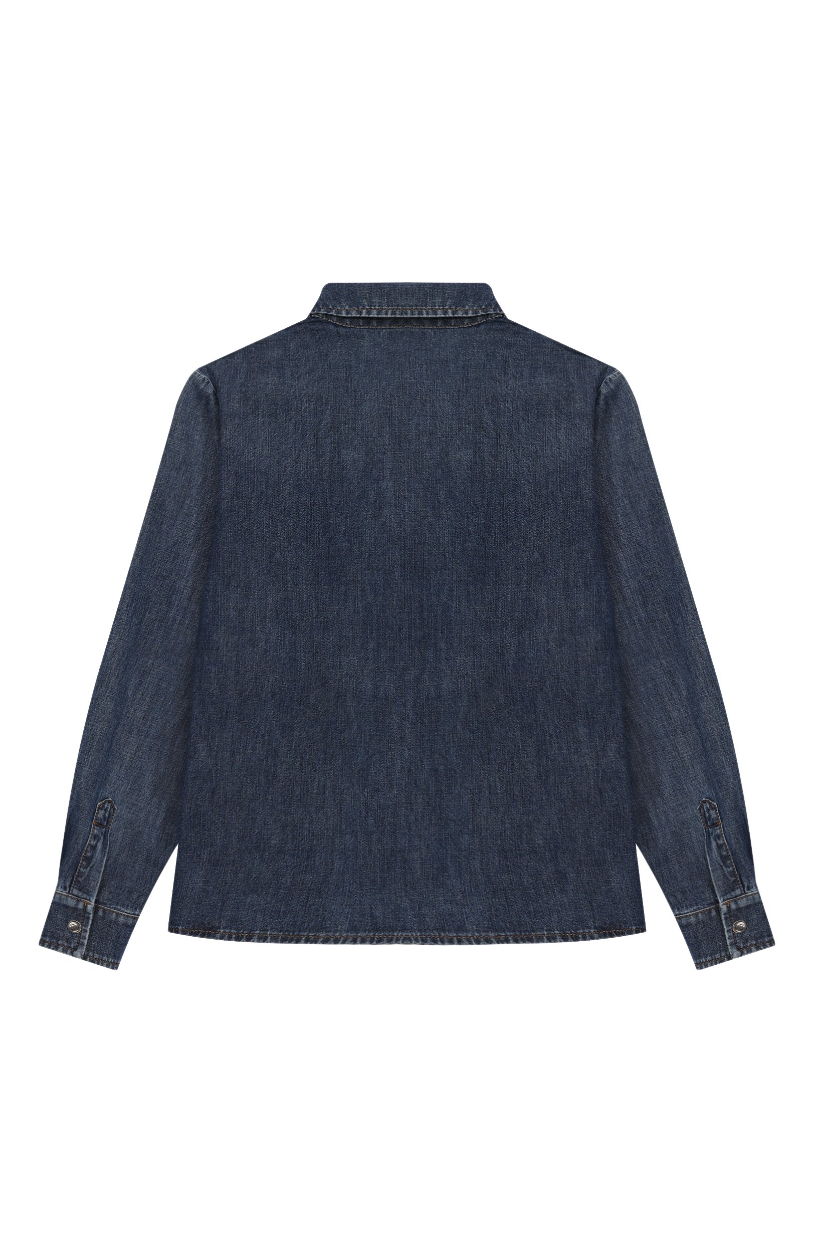 Джинсовая рубашка DOLCE & GABBANA темно-синего цвета по цене 65950 руб., арт. L45S00/LDD96, фото 2 Джинсовая рубашка DOLCE & GABBANA, арт. L45S00/LDD96, фото 2