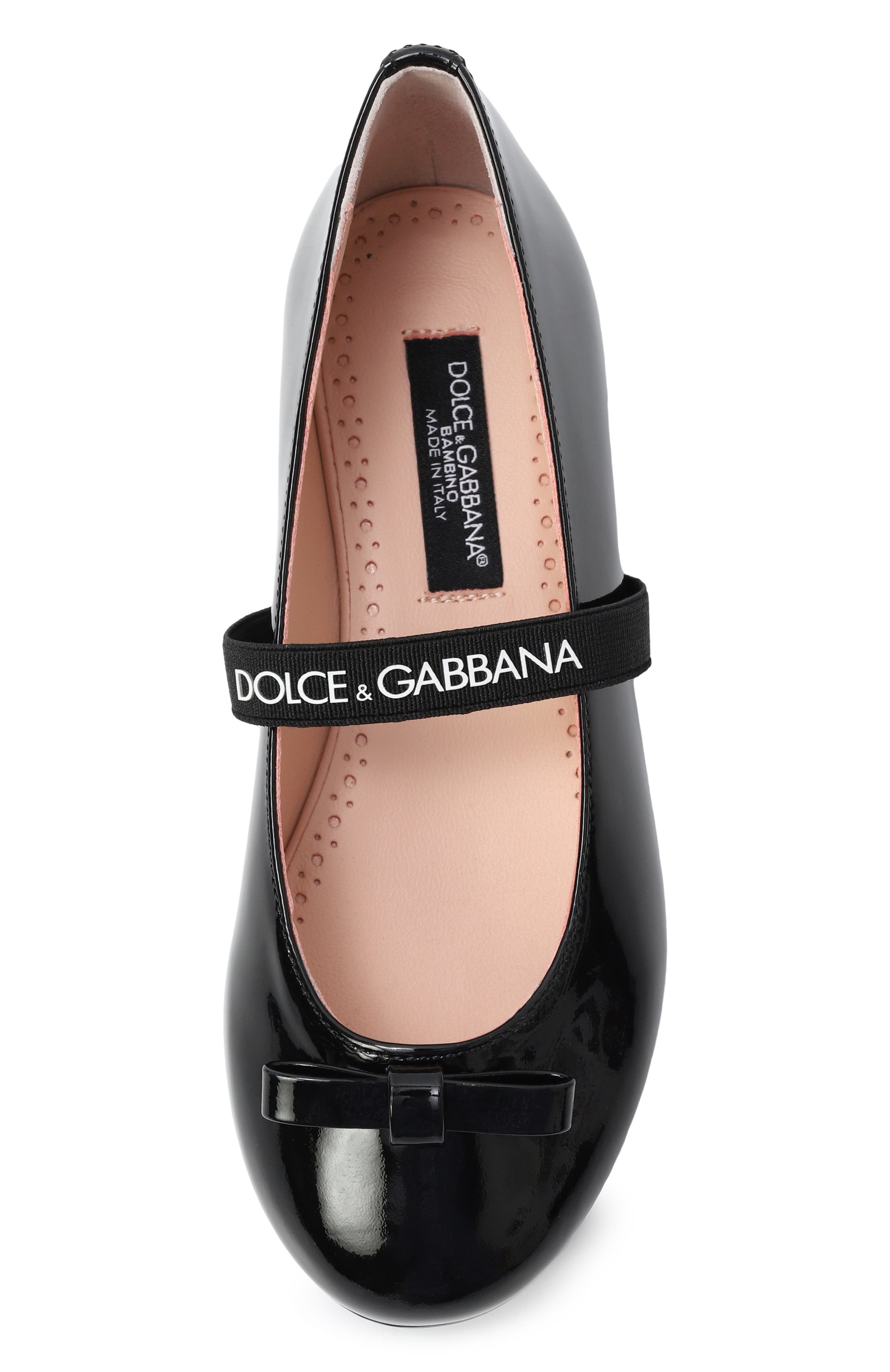 Кожаные балетки DOLCE & GABBANA, арт. D11294/A4831/29-36, фото 4