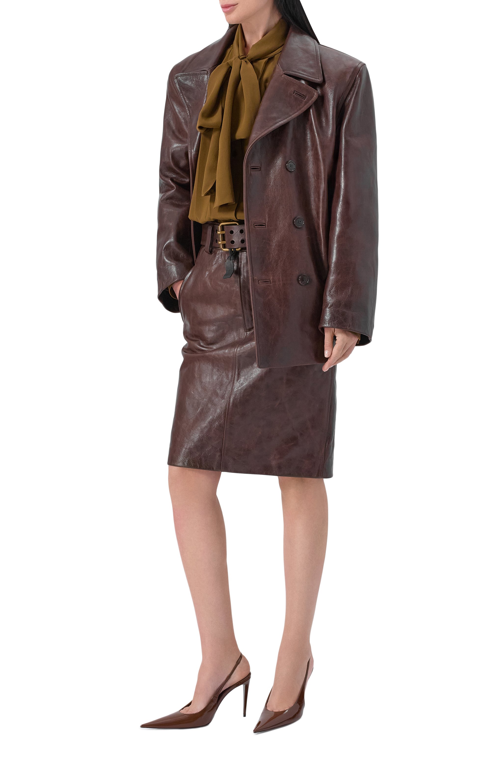 Лакированные туфли guermantes 95 SAINT LAURENT, арт. 870505/1TVAN, фото 3