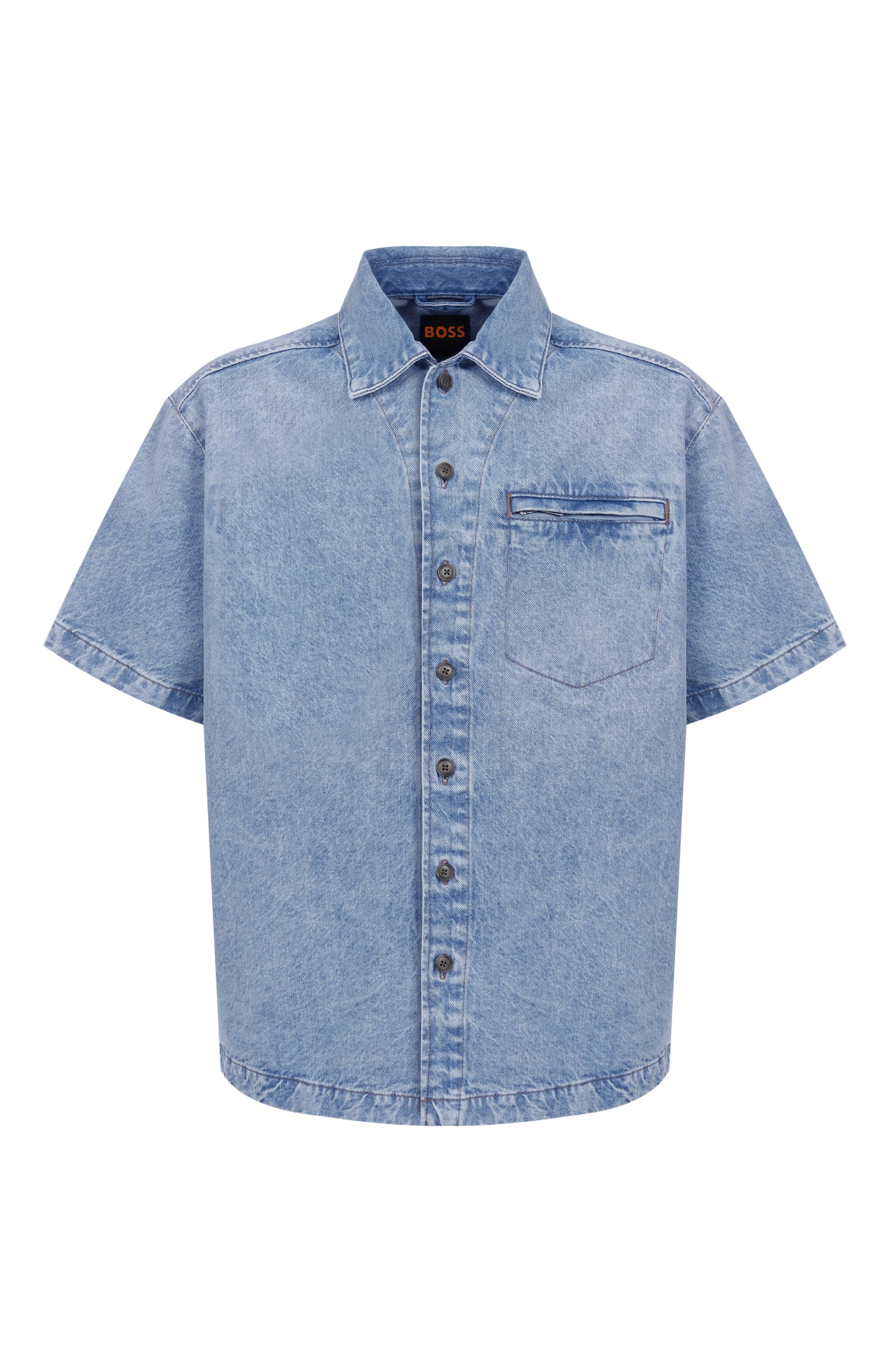 Джинсовая рубашка BOSS ORANGE, арт. 50538203, фото 1