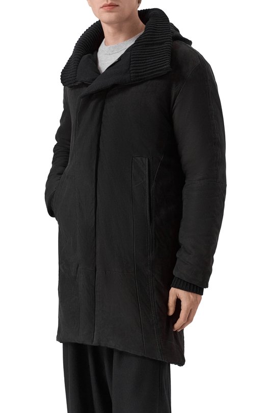 Кожаная парка Transit CFUTRBQ262 Чёрный  CFUTRBQ262 Фото 3