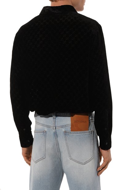 Рубашка из вискозы и шелка GUCCI, арт. 770263/ZAHGE, фото 4