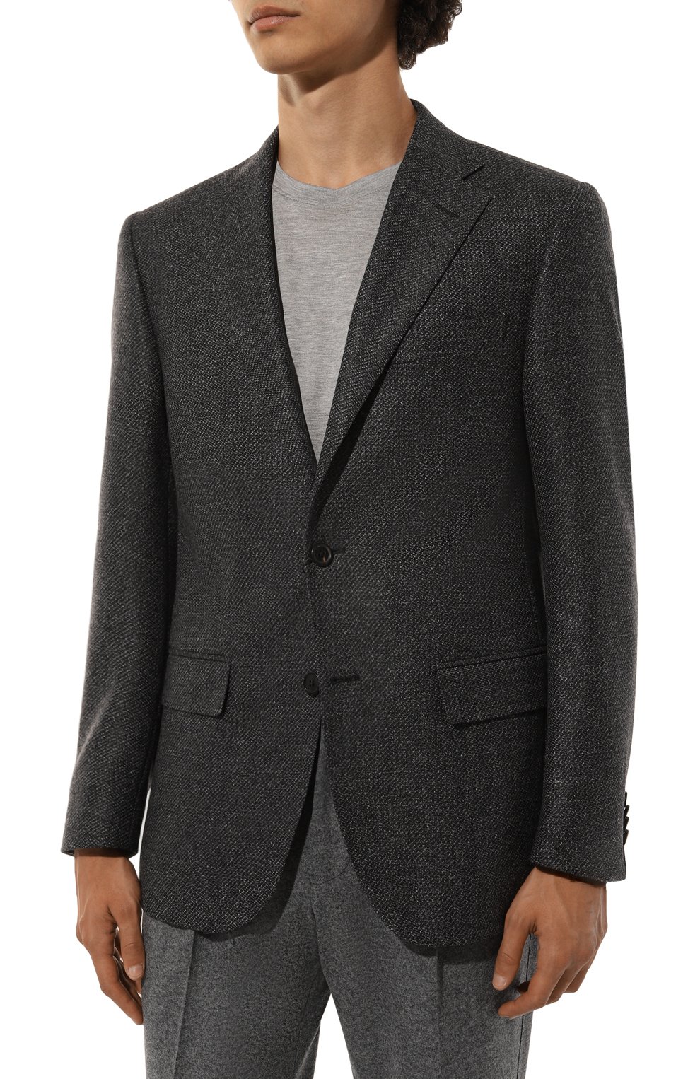 Шерстяной пиджак CORNELIANI, арт. 946008-9416219, фото 5