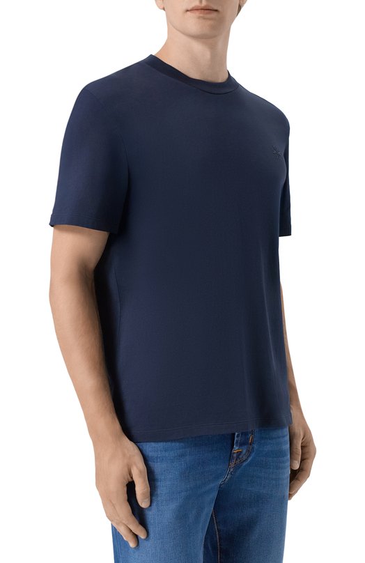 Хлопковая футболка Jacob Cohen JUM_40002 001 M4530 L1 Синий  JUM_40002 001 M4530 L1 Фото 3